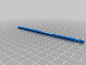 crochet hook art tools customized 3d print model - Mito3D