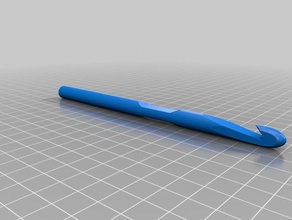 crochet hook art tools customized 3d print model - Mito3D