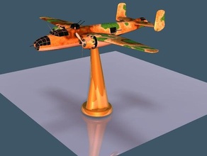 model airplane stand vehicles 3d print model - Mito3D