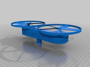 my customized balloon powered lolcopter mk1 toys games 3d print model - Mito3D