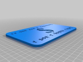 dinheiro sinais logotipos personalizado 3d print model - Mito3D