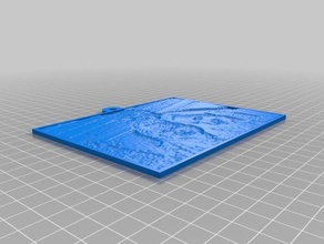 litho delgada 2d art personalizado 3d print model - Mito3D