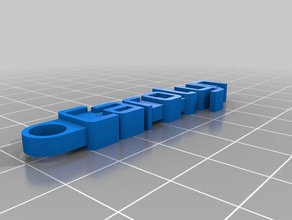 carolyn keychain organization customized 3d print model - Mito3D
