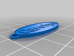 carolyn keychain 2 keychains customized 3d print model - Mito3D
