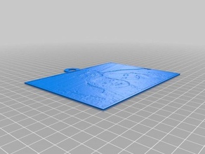 1 9 layers 2d art customized 3d print model - Mito3D