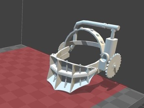 inverter bear trap viu adereços horror 3d print model - Mito3D