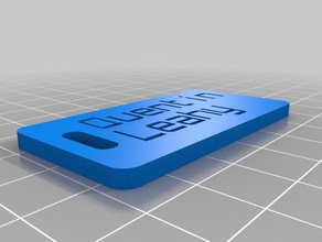 q organización personalizado 3d print model - Mito3D