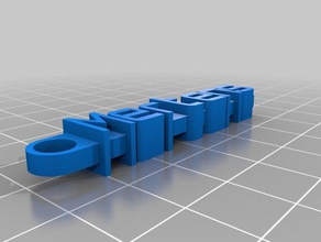 mertens portachiavi organizzazione personalizzato 3d print model - Mito3D