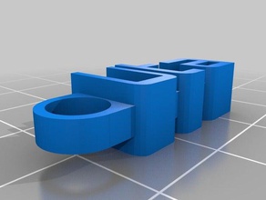 uta portachiavi organizzazione personalizzato 3d print model - Mito3D