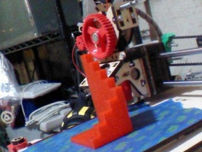 9cm alta 1cm passo x-y-z di calibrazione 3d la stampa i test printrbot lc asse z 3d print model - Mito3D