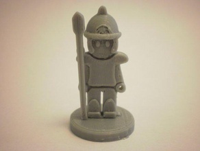 flatminis town guard toys games 3d print model - Mito3D