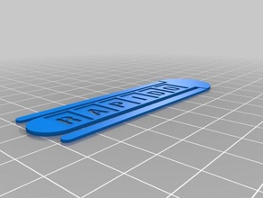 clipe rapido office personalizado 3d print model - Mito3D