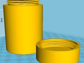 vial containers 3d print model - Mito3D