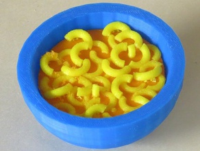 mac queso de alimentos beber doble 3d print model - Mito3D
