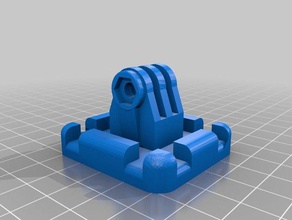 yet another go pro mount 3d print model - Mito3D