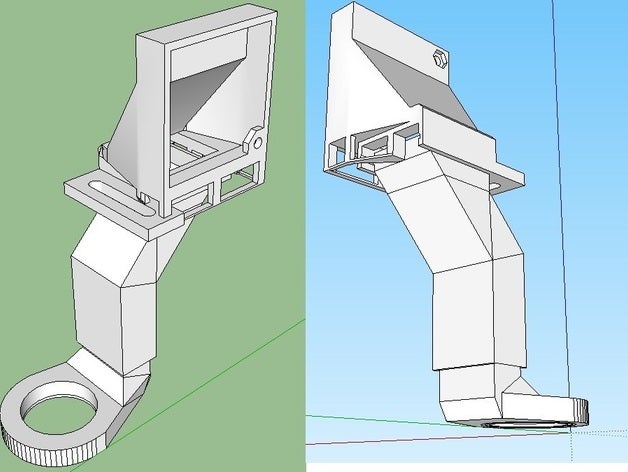 modular coolingtower orca v030040 3d a impressora os acessórios duto fã v03 v04 hotend de refrigeração 3D print model - Mito3D