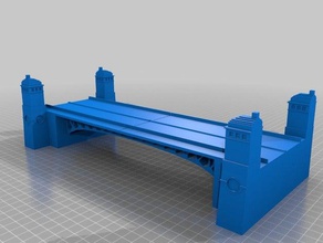 michigan ave dusable ponte edifícios estruturas chicago 3d print model - Mito3D