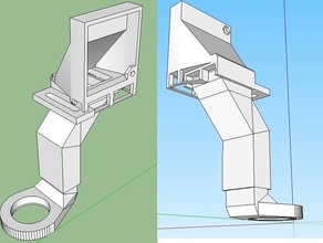 modular coolingtower orca v030040 3d printer accessories duct fan v03 v04 hotend cooling 3d print model - Mito3D