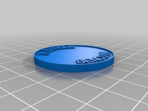 one bencoin coins badges customized 3d print model - Mito3D