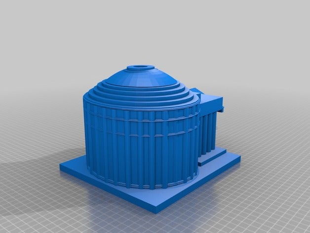 pantheon buildings structures 3D print model - Mito3D