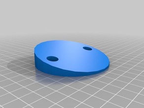 skybell mounting wedge 3d printer parts 3d print model - Mito3D