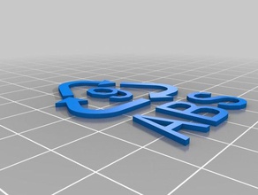 gps işaretler logoları özelleştirilmiş 3d print model - Mito3D