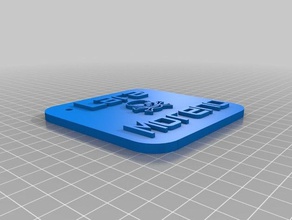 lara i segni loghi personalizzato 3d print model - Mito3D