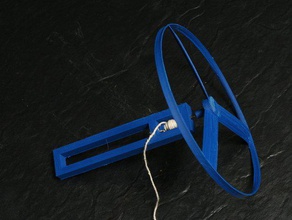 toupie volante spinner mouches 30 ft 10 mécanique les jouets 3d openscad l'hélice 3d print model - Mito3D