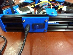 kossel mini switch plate 3d printer parts 3d print model - Mito3D
