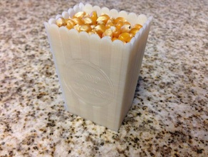 popcorn bucket kitchen dining 3d print model - Mito3D