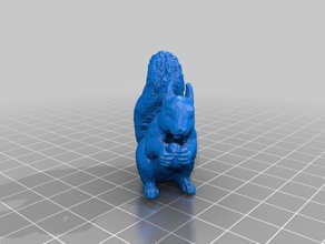 squirrel 3d printing 3d print model - Mito3D