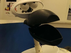 mst3k cuervo mecanismo de ojos mecánica los juguetes robot mystery science theater 3000 títeres 3d print model - Mito3D