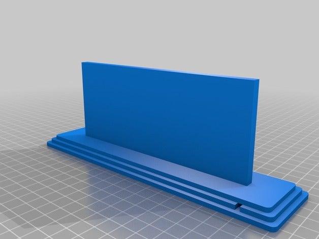 led targa i segni loghi parametrico 3D print model - Mito3D