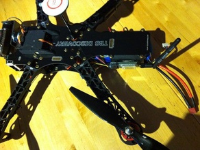 tx holder tbs discovery hobby dji drone fatshark naza quadcopter transmitter 3d print model - Mito3D