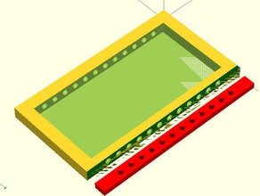 paramétrico de filamento marco easy cap muestrario parametrizable 3d la impresora accesorios guerra los clones expositor 3d print model - Mito3D