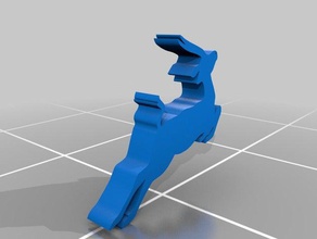 geyik v2 2d sanat 3d print model - Mito3D