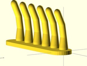 noch ein anderes Kabel, Halter - Organisation Haushalt openscad parametric Teil reprap 3d print model - Mito3D