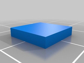 testcube 10x10x2 mm 3d impressão testes 3d print model - Mito3D