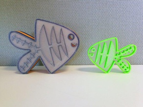 tide fish creatures onsuchafullsea 3d print model - Mito3D