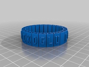 lfbbracelet bracelets customized 3d print model - Mito3D