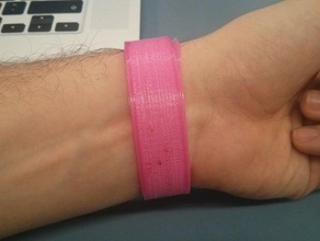flexible bracelet bracelets 3d print model - Mito3D
