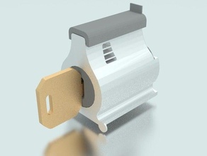 énorme goupilles de verrouillage l'ingénierie gobelet pin 3d print model - Mito3D