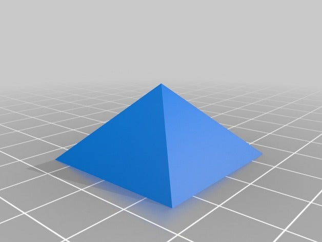 peque&ntildea piramide sinais logotipos 3D print model - Mito3D