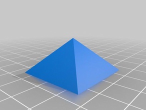 peque&ntildea piramide signos logotipos 3d print model - Mito3D
