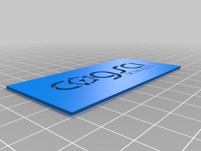 cogsci ucmerced logo Kunst tools angepasst 3d print model - Mito3D
