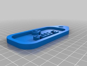 up plus 2 elevato tag famiglia personalizzato 3d print model - Mito3D