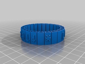 lara eric pulseiras personalizado 3d print model - Mito3D