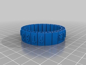 lara jillian bracelets customized 3d print model - Mito3D