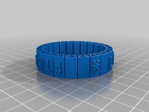 lara joyce pulseiras personalizado 3d print model - Mito3D