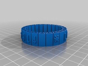 lara alp bracelets customized 3d print model - Mito3D